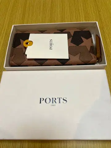 PORTS (포츠) 별 패턴 장지갑