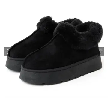 GRL 그레일 통굽 무스탕 숏부츠 [ zr1092 ]