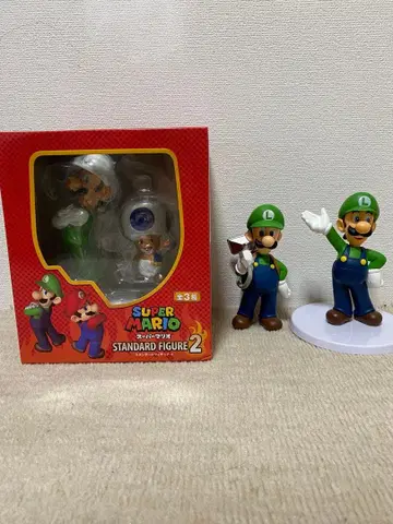 슈퍼 마리오 루이지 & 키노피오 피규어 묶음 판매 전 4개 세트