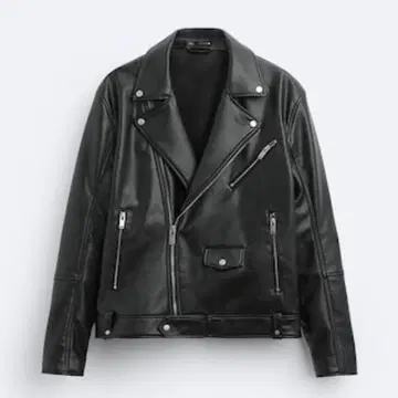ZARA 24FW 인조 가죽 라이더 자켓 8491/500