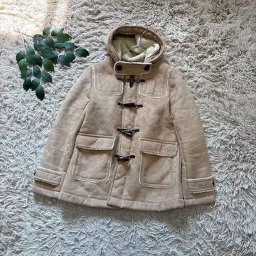 6490 레이빔즈 더플 코트 [ 0 ] 베이지 계열/숏 기장/보아 안감