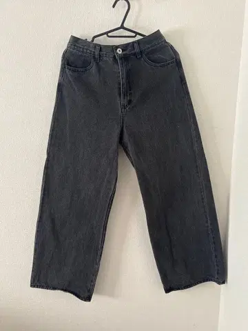 NICECLAUP 블랙 데님 팬츠 M 사이즈