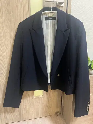 네이비 테일러드 자켓