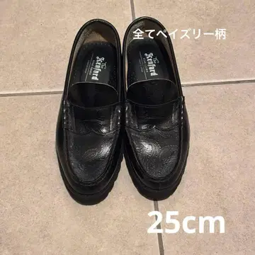 The Kenford Fineshoes 페이즐리 탱크 밑창 25cm