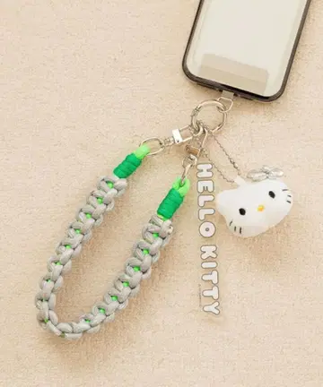 로리즈팜/ HELLO KITTY 토이 키 포함 핸들 스트랩