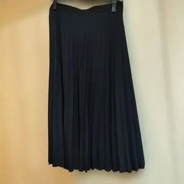 INED 쉬폰 플리츠 스커트 네이비 15호