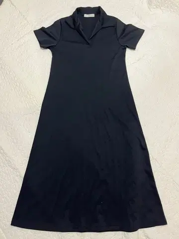 셔츠 원피스 반팔 블랙 CREASET L 사이즈 새상품급