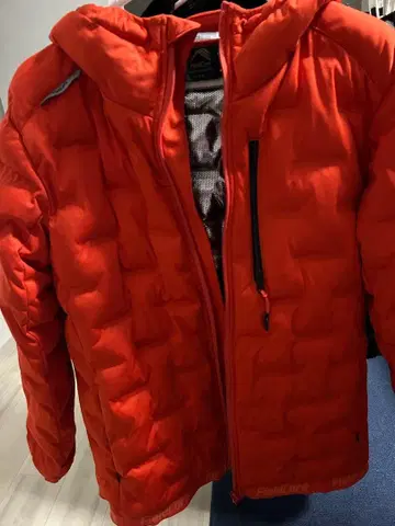 워크맨 FieldCore 오렌지 다운 자켓