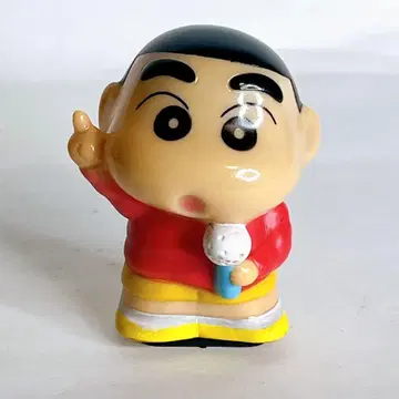 초레어 레트로 짱구는 못말려 소프트 비닐제 연필깎이 소프트 비닐 피규어