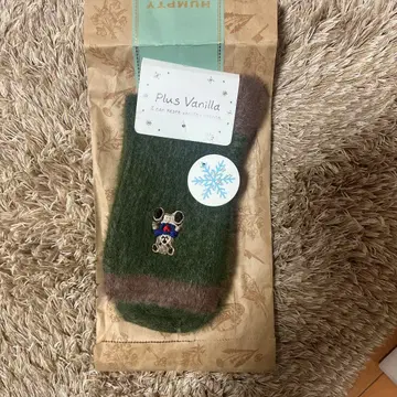 Plus Vanilla 그린 캐릭터 삭스 23-25cm