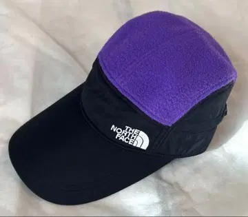 THE NORTH FACE 플리스 캡 블랙/보라색