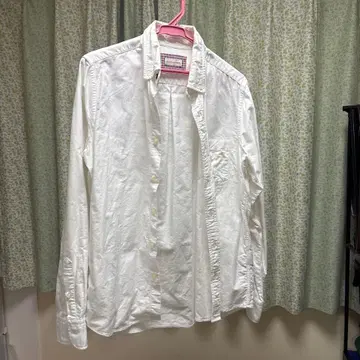 nano universe 화이트 긴팔 셔츠