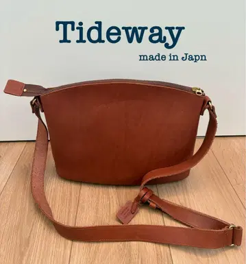 tideway 타이도웨이 천연 가죽 숄더백 브라운 가죽 사선 크로스백
