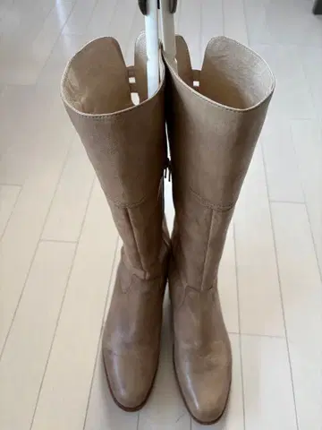 롱 부츠 베이지