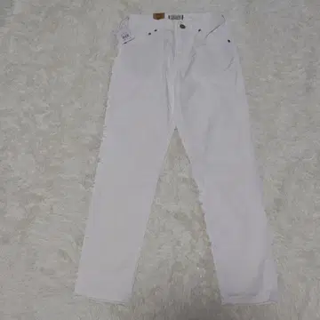 YANUK 화이트 코듀로이 팬츠 미사용 사이즈 25