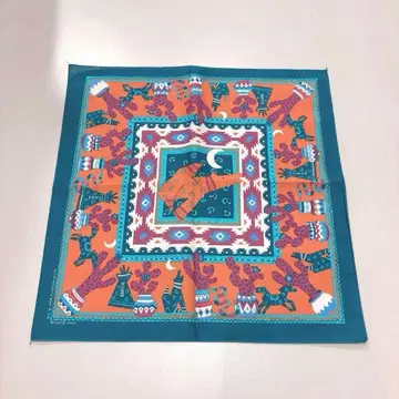 NOS 80s 네이티브 아메리칸 반다나 USA제