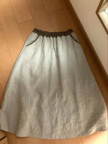 pot-pourri 그레이 플레어 스커트 포푸리 기획