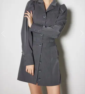 rienda 랩 패턴 미니 원피스 M