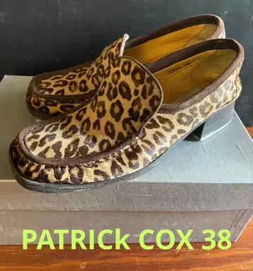 PATRIC COX 로퍼 38 송치 로퍼 90's 레오파드