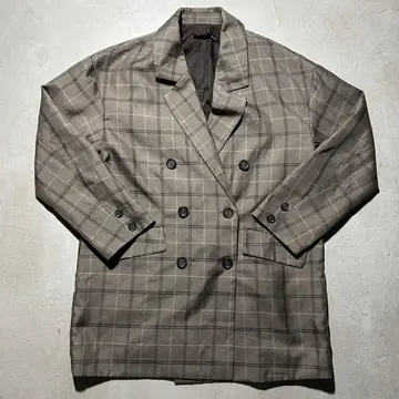 Heather 체크 자켓