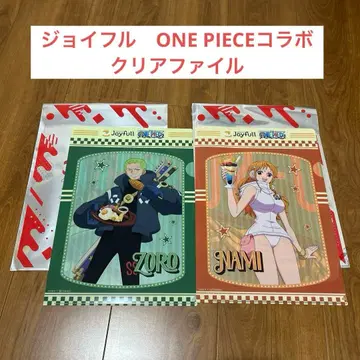 새상품급 조이풀 원피스 콜라보 클리어 파일