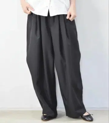 mizuiroind 미즈이로 인드 와이드 카고 팬츠 블랙