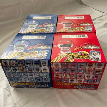 슈퍼 전대 25주년 웨이퍼 초코 미개봉 새상품 80개 외부 박스 포함