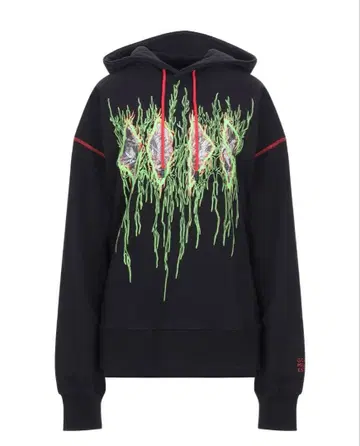 완판템 GCDS 후드 맨투맨 블랙