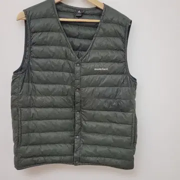 몽벨 스페리오 다운 V넥 베스트 남성용 L 사이즈