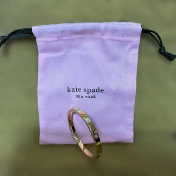 케이트 스페이드 뱅글 플라워 골드