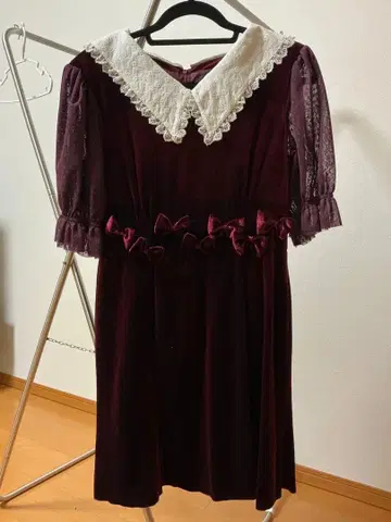 Honey Salon 벨로아 리본 원피스