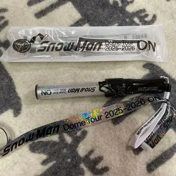 SnowMan ON 응원봉 덤 은색 테이프