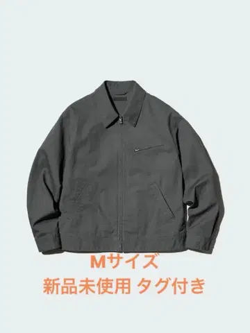 UNIQLO 집업 블루종 다크 그레이 M 사이즈 미사용 새상품 택 포함