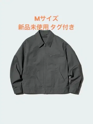 UNIQLO 집업 블루종 다크 그레이 M 사이즈 미사용 새상품 택 포함