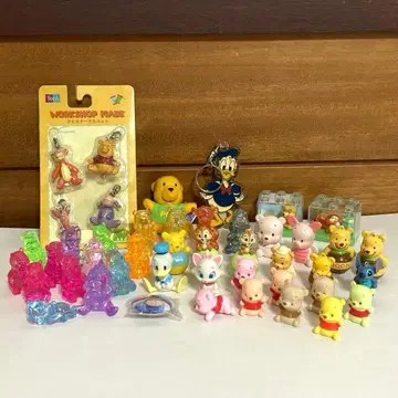 디즈니 피규어 키링 지퍼 참 캔 배지 묶음 판매