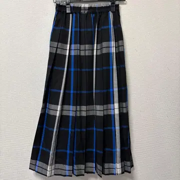 URBAN RESEARCH 체크 무늬 플리츠 스커트