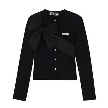 CRANK SEOUL Ribbon Tide Knit Cardigan