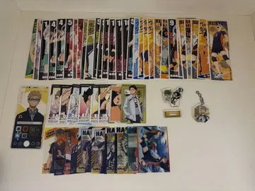 하이큐!! 묶음 판매 카드, 스티커, 키링, 아크릴 스탠드