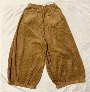 코듀로이 코쿤 팬츠 와이드 팬츠 통바지 가을/겨울 큐브 슈가