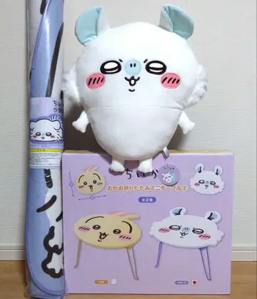 작은 모몽가 테이블 러그 매트 초 big 봉제 인형