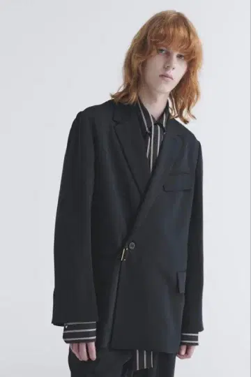 Double Satin Tailored Tie Locken Jacket