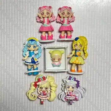 프리큐어 피규어 7체 세트 푸리큐토 마스코트