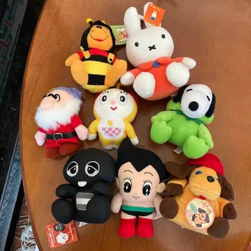 캐릭터 봉제 인형 세트 덤 포함 헤이세이 레트로