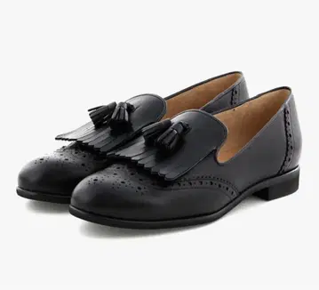 새상품! 히미코 메달리온 태슬 신발 로퍼 태슬 로퍼