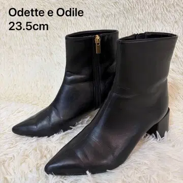 오데뜨 앤 오딜 숏부츠 스틸레토 사이드 지퍼 일본제