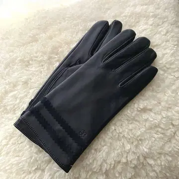 새상품 미사용 여성용 엘레강스 천연 가죽 장갑 블랙