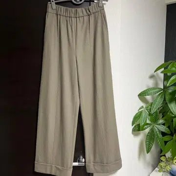 프리미어 아롱디스망 1er 베이지 그레이 와이드 팬츠