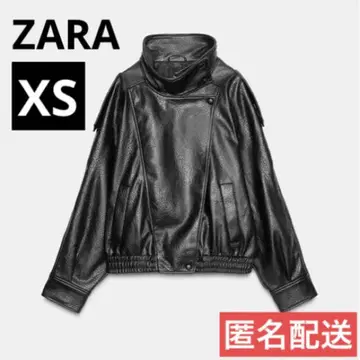 ZARA 페이크 가죽 자켓 XS