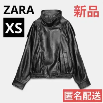 ZARA 페이크 가죽 자켓 XS