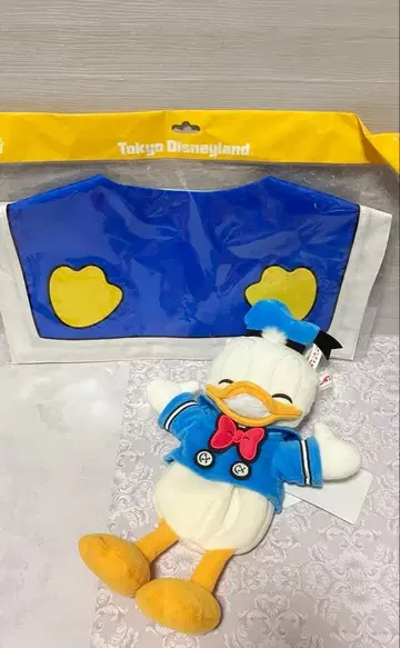 도날드 파루파루자 봉제 인형 숄더 탈착식 옷깃 세트